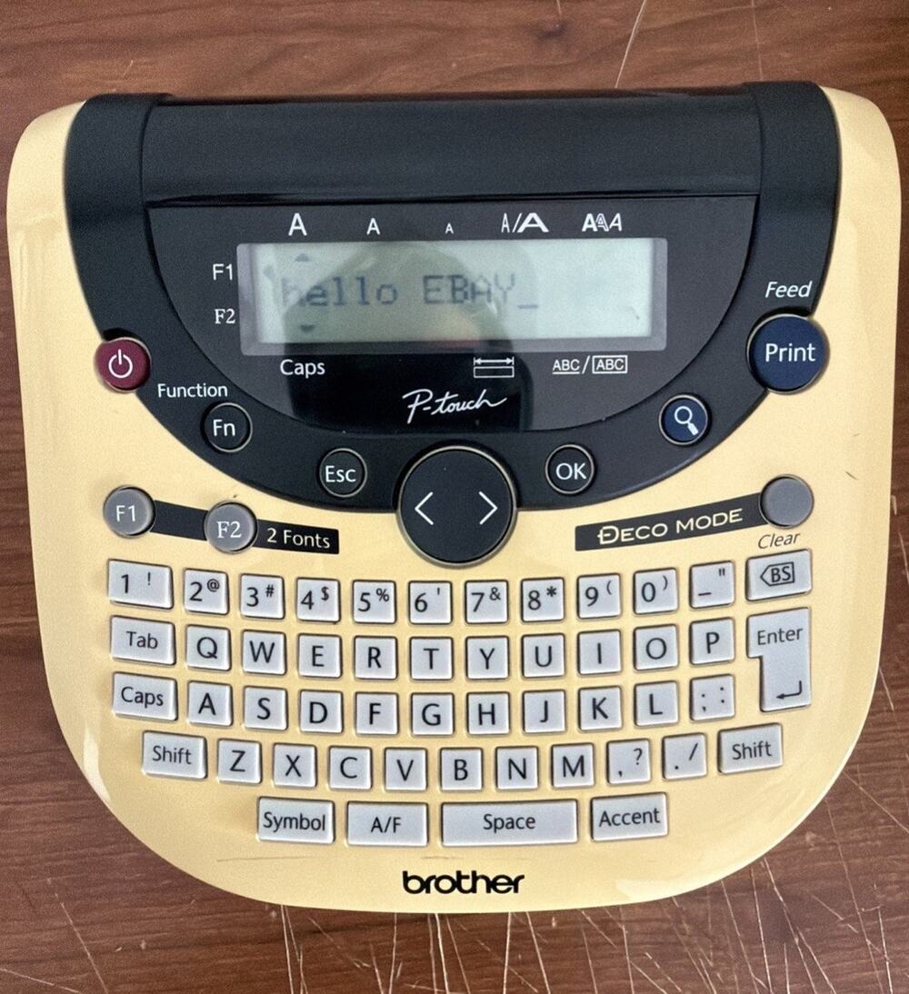 Brother P-Touch Model PT-1290 Electronic Home & Office Label Maker TESTED
